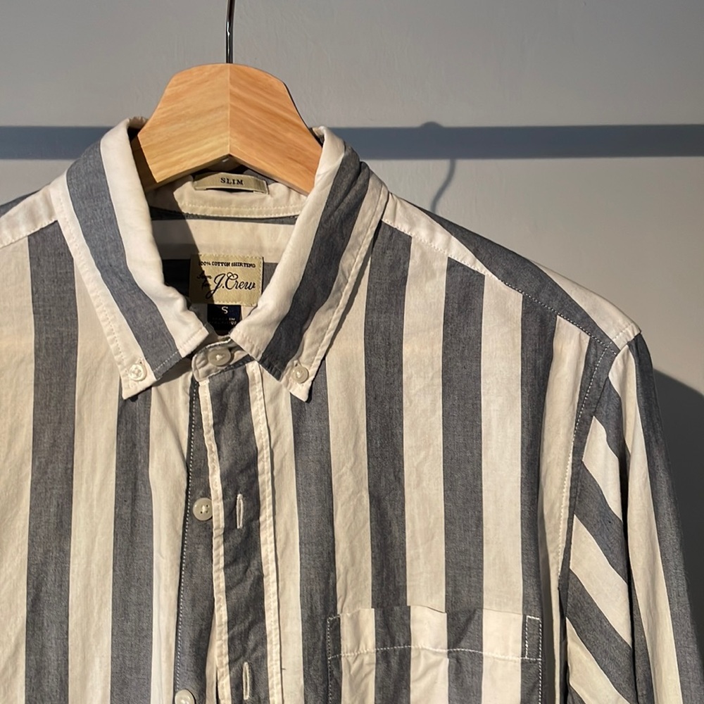 J. Crew striped button down